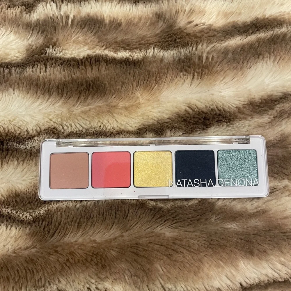 Natasha Denona Jubilee 5 Eyeshadow Palette Vintage Taupe Enigma Intense Mint